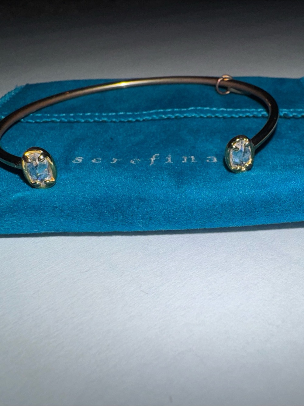 Serefina Gold Open Cuff Bracelet
